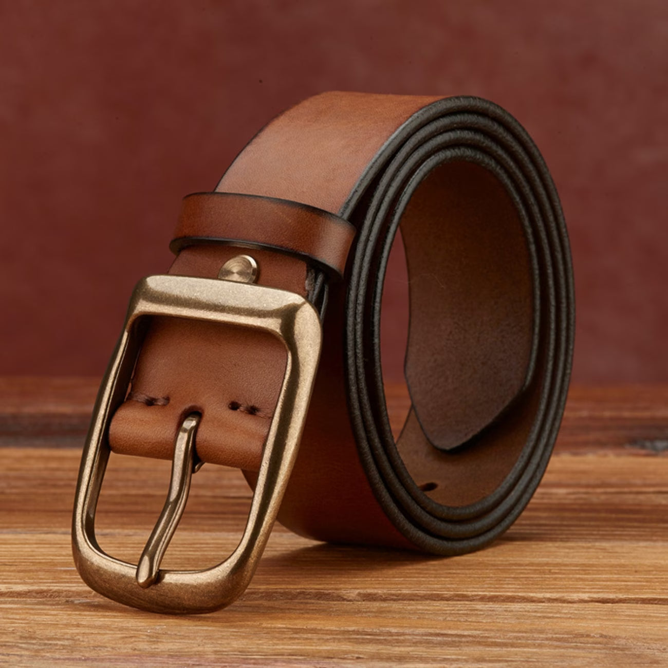 Men's Handmade Vintage-Style Denim Belt