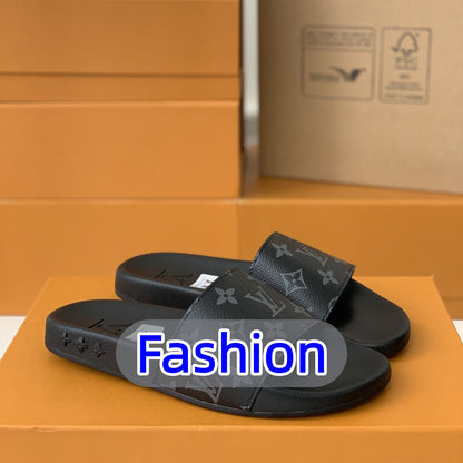 Classic Vintage-Style Black Lettering Slides