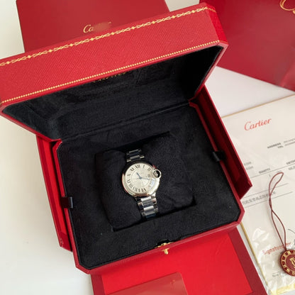 Women's designer watch, 33mm dial diameter