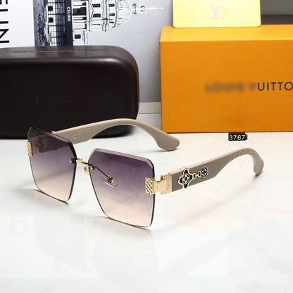 Men's Classic Lettering UV-Protection Sunglasses
