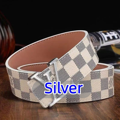 Men's Classic High-Quality Belt with Lettering — Delivered to Your Door in 3–5 Days