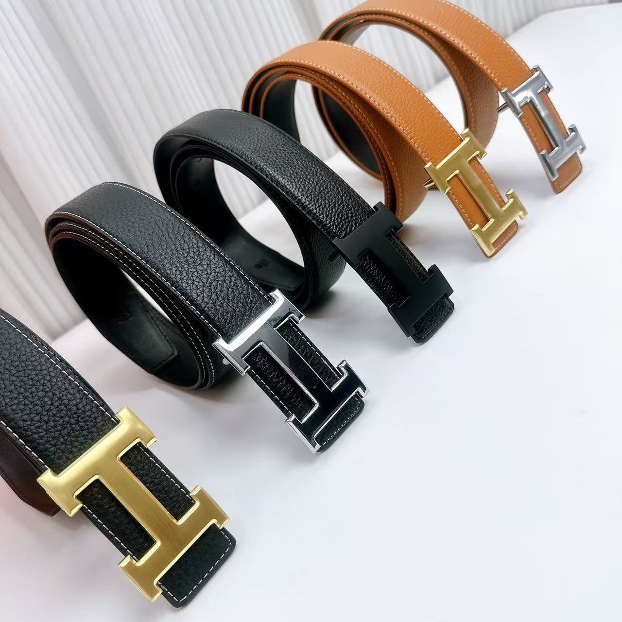Classic Brand, Luxury Men's Belt (Colors: Black, Silver, Gold)