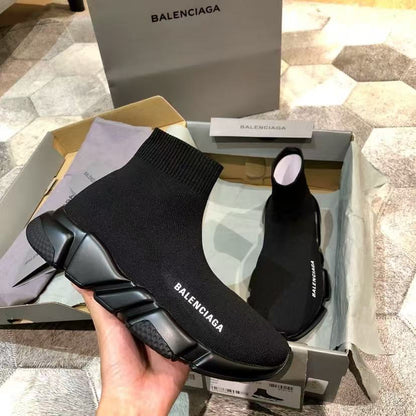 Premium knitted boots—stylish and luxurious.
