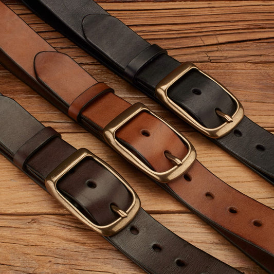 Men's Handmade Vintage-Style Denim Belt