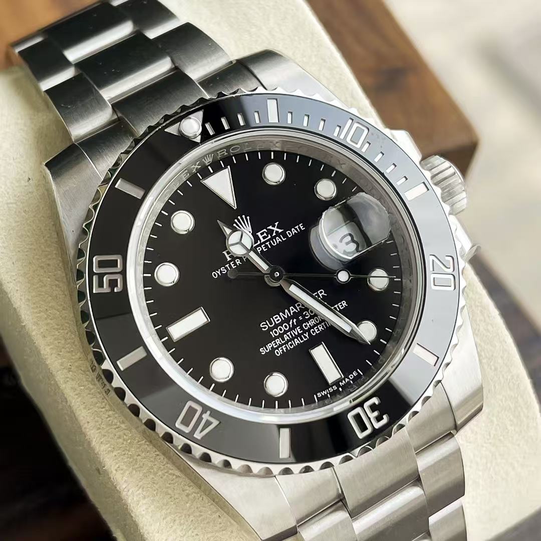 Black Dial, Branded Business Stainless Steel Watch