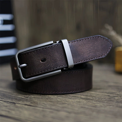 Genuine Leather Belt: The Ideal Match for Men's Formal Shoes