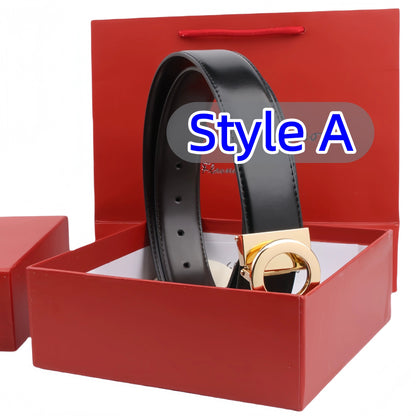 Classic Brand Engraved Reversible Belt (Colors: Black, Silver, Gold)