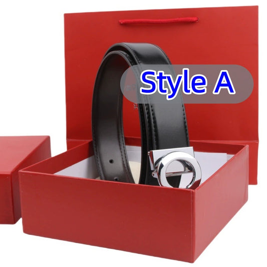 Classic Brand Engraved Reversible Belt (Colors: Black, Silver, Gold)