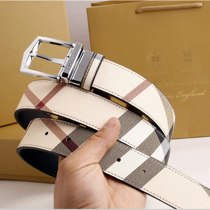 Buckle-Adjustable Genuine Leather Belt — The Premier Gift Choice for Men