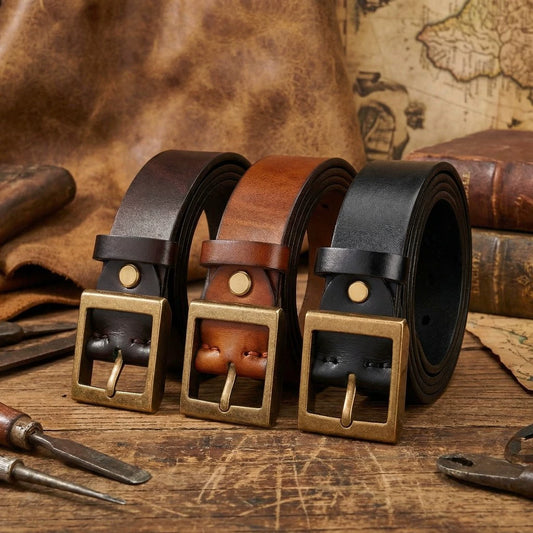 Vintage Belt — Top-Grain Cowhide