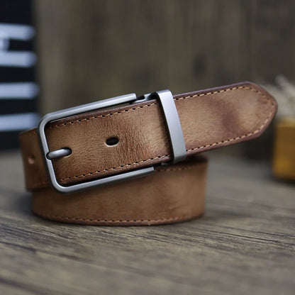 Genuine Leather Belt: The Ideal Match for Men's Formal Shoes