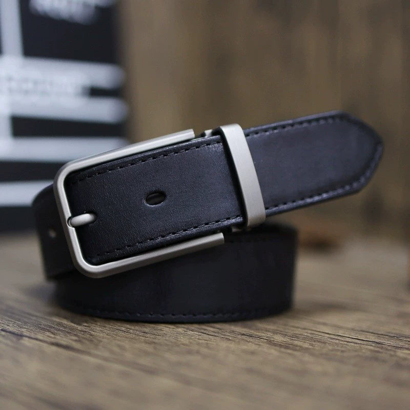 Genuine Leather Belt: The Ideal Match for Men's Formal Shoes