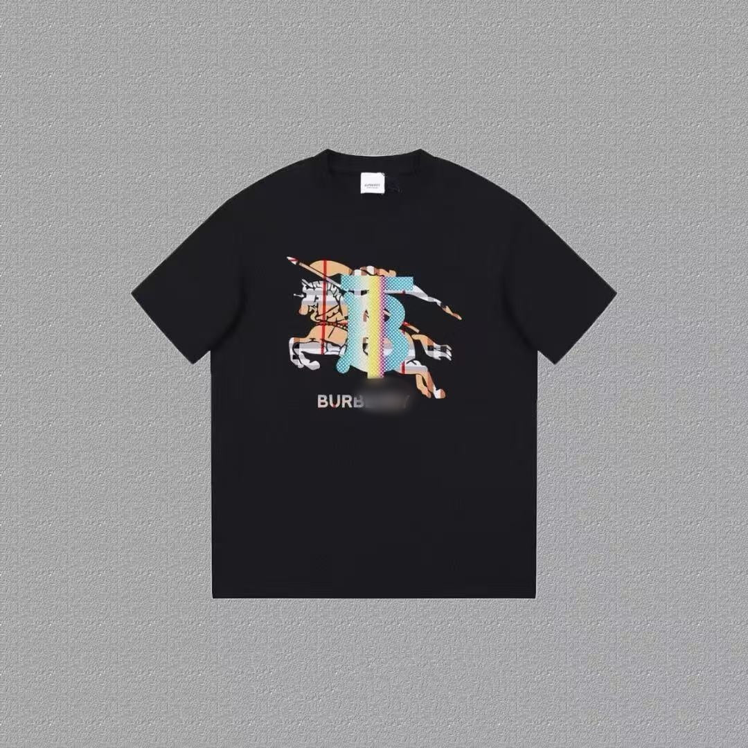 Men's Printed T-Shirt — Retro Style, Loose Fit, Letter Print