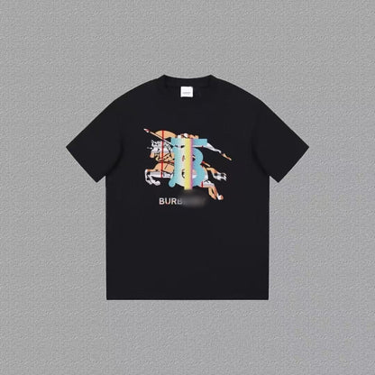 Men's Printed T-Shirt — Retro Style, Loose Fit, Letter Print
