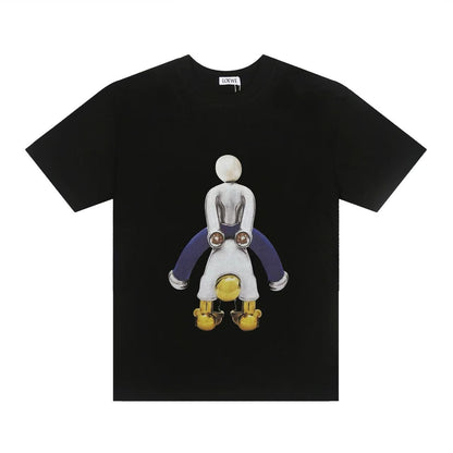 Men's Letter-Print T-Shirt – Casual