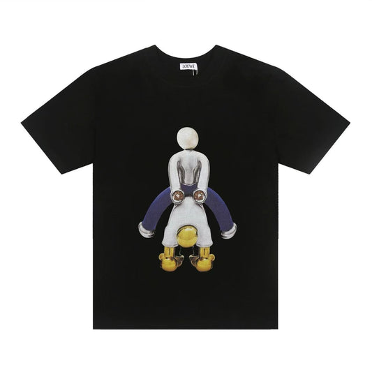 Men's Letter-Print T-Shirt – Casual