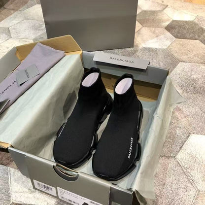 Premium knitted boots—stylish and luxurious.