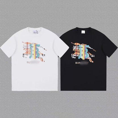 Men's Printed T-Shirt — Retro Style, Loose Fit, Letter Print