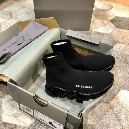 Premium knitted boots—stylish and luxurious.