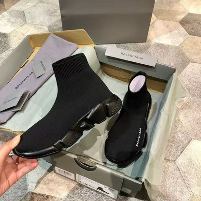 Premium knitted boots—stylish and luxurious.