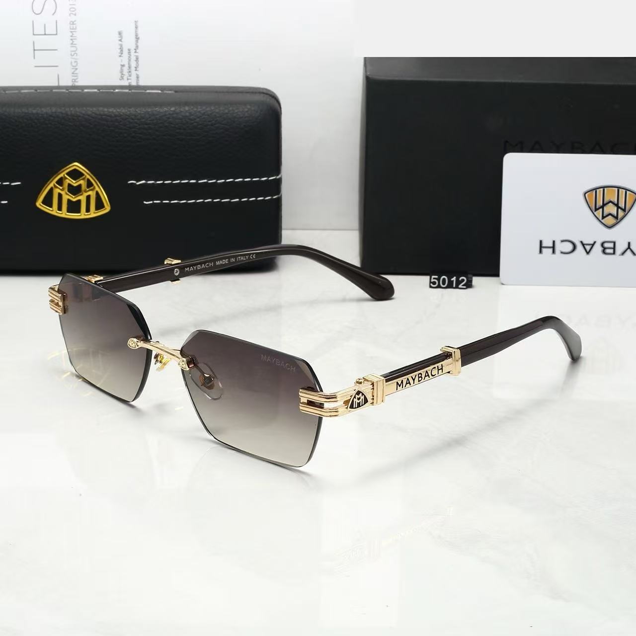 Men's Polarized Modern Round-Square Sunglasses