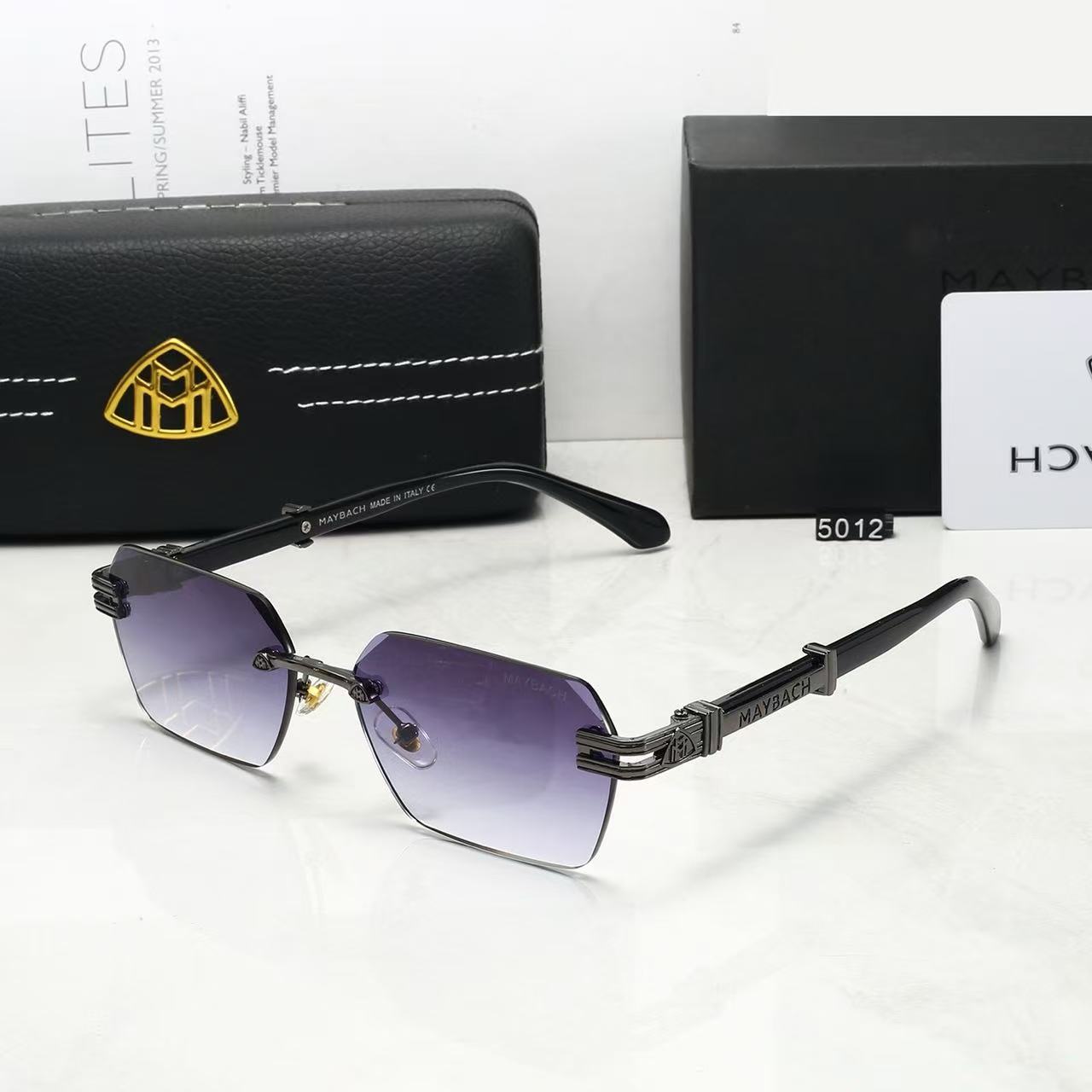 Men's Polarized Modern Round-Square Sunglasses